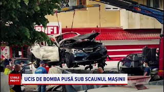 Filmul zilei în care Ioan Crișan a murit în explozia mașinii sale. Bomba ar fi fost pusă sub scaun