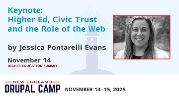 Summit Keynote: Higher Ed, Civic Trust and the Role of the Web