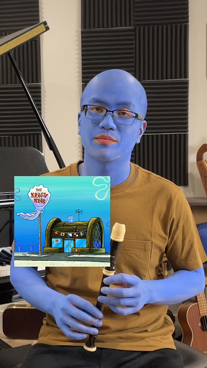 Is squidward even blue... #spongebob #krustykrab #recorder