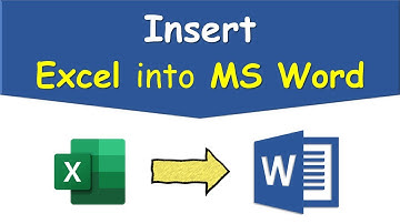 How to Embed an Excel File in MS Word | How to Insert an Excel File in MS Word