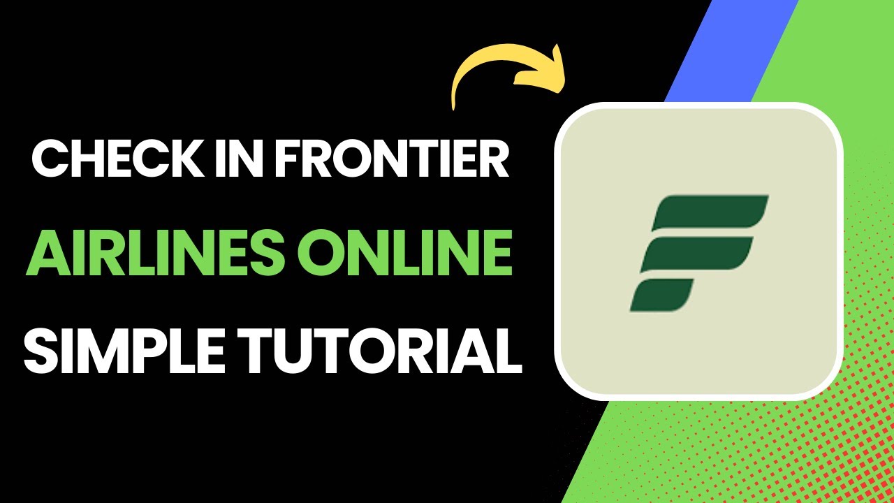 Frontier Check In How To Check In Frontier Airlines Online ! - YouTube