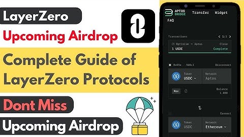 LayerZero Upcoming Airdrop 🪂 | Interact with LayerZero powered Dapps | Crypto Airdrops