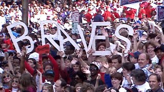 Braves fans parade in Atlanta after team's 1995 World Series win