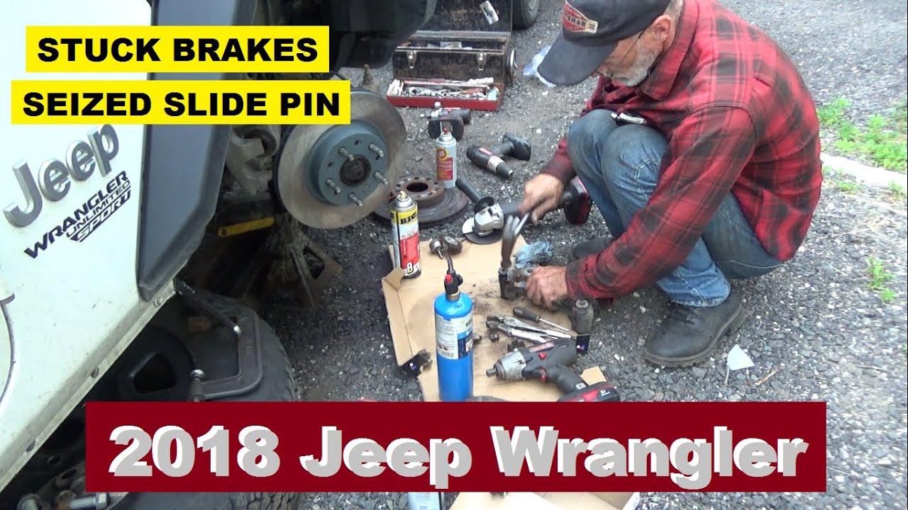 2018 Wrangler Unlimited Sport Front Brakes - Auto Repair - YouTube