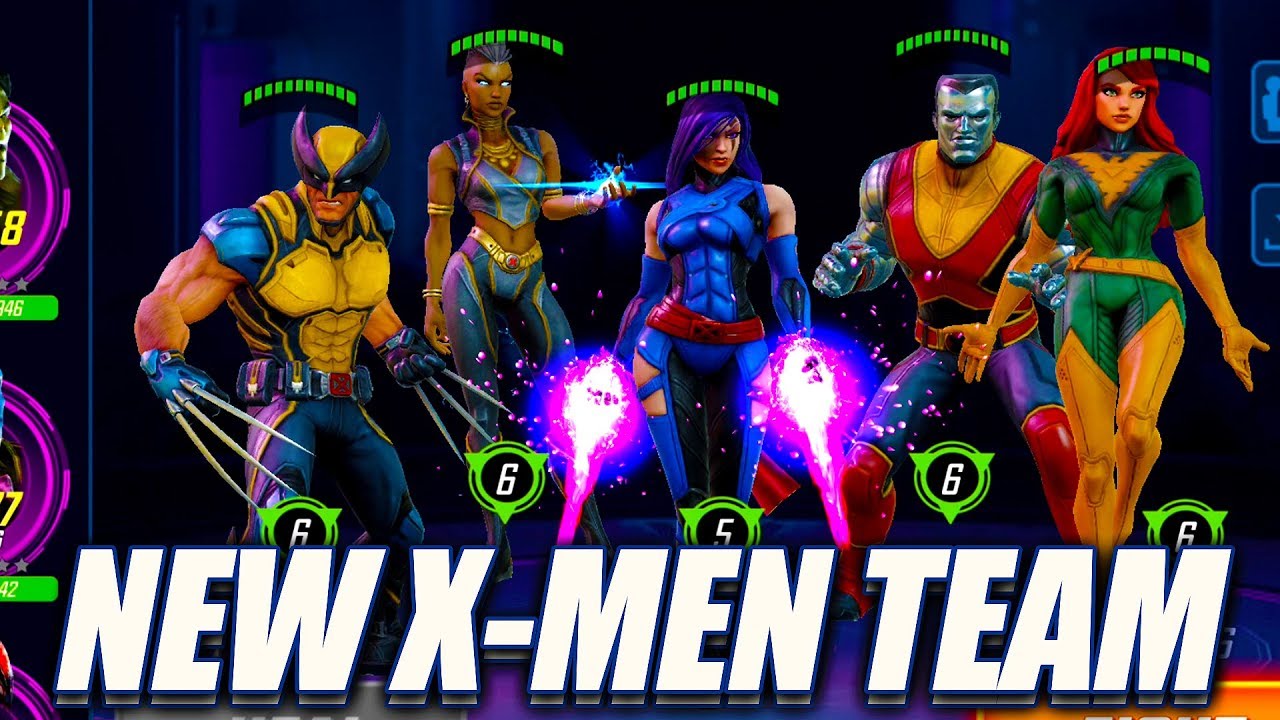 *NEW* PSYLOCKE, COLOSSUS & JEAN GREY GAMEPLAY! XMEN TEAM! Marvel