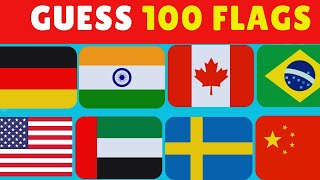 Guess the Flag in 3 seconds | 100 Flags quiz 2024 😳🚩🌍
