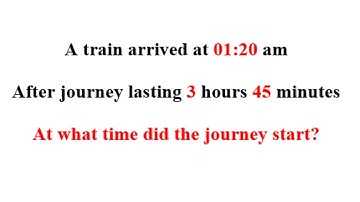 How to calculate departure time given arrival time and time spent