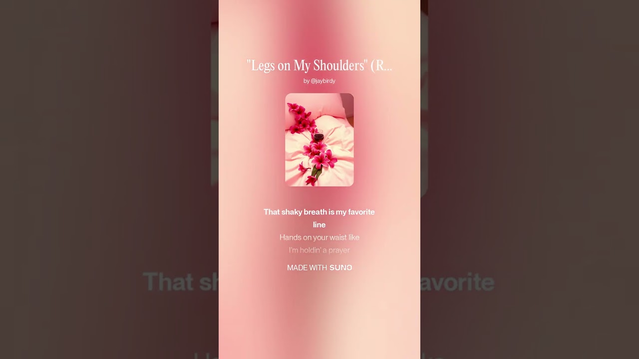 Legs on My Shoulders (Remix)  Dirty Pop x Electro-Funk x Bedroom Therapy