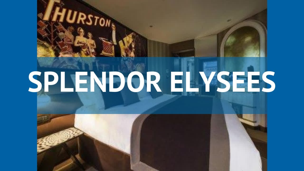 SPLENDOR ELYSEES 3* Франция Париж обзор – отель СПЛЕНДОР ЭЛИСИС 3* Париж видео обзор