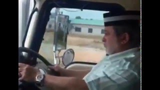 Sultan Johor takes world's most expensive Mack truck for a spin in Muar