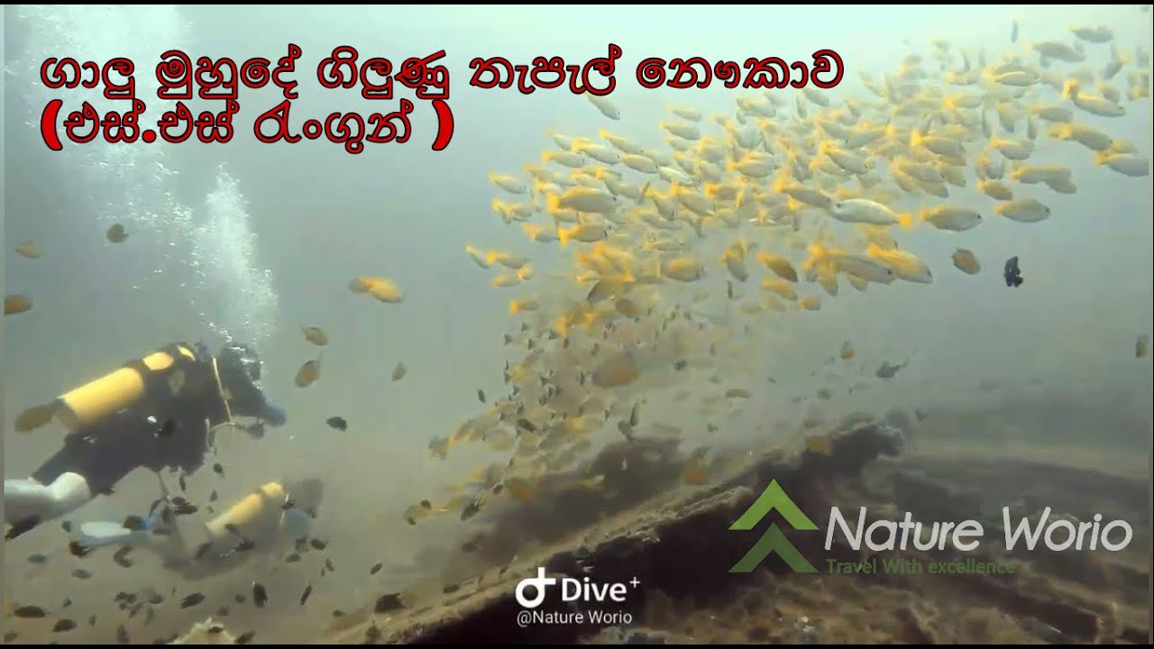 150 Years Old SS Rangoon Shipwreck Sri Lanka - ගාලු මුහුදේ ගිලුණු ...