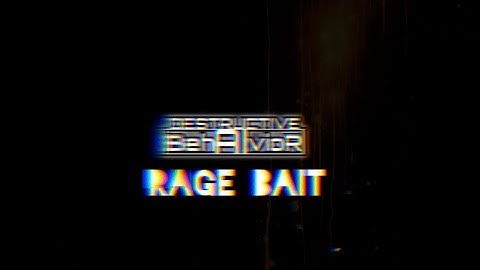 Destructive Behavior - "Rage Bait" (Official Lyric Video)