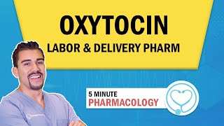 Pharmacology - Labor & delivery medication Oxytocin nursing RN PN NCLEX Resimi