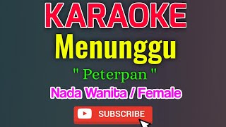 Menunggumu Karaoke Nada Wanita / Female - Peterpan