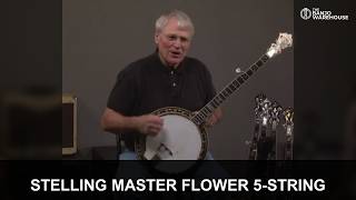 Stelling Master Flower 5-String Banjo Review | Gold Plated Custom Engraved | Geoff Hohwald