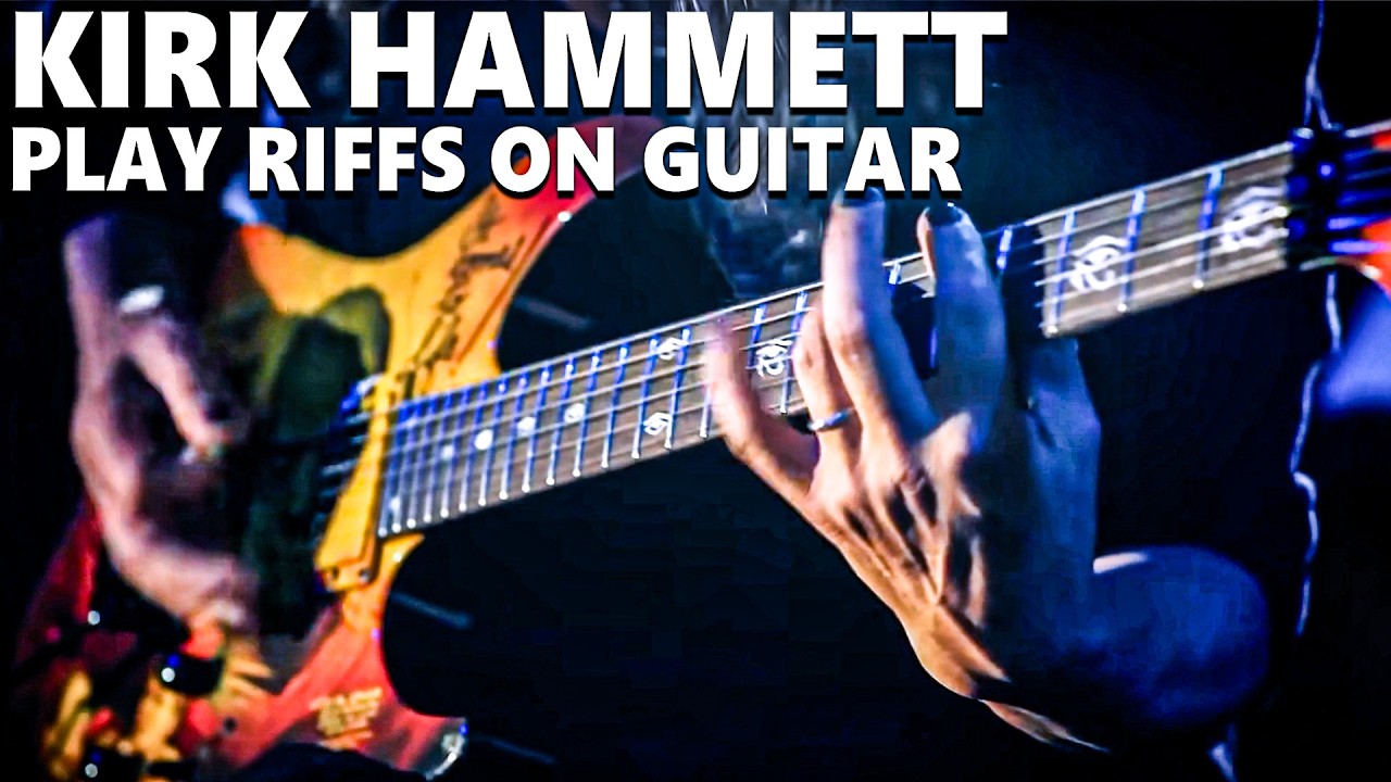 Кирк Хэмметт играет риффы на своих гитарах (сборник)