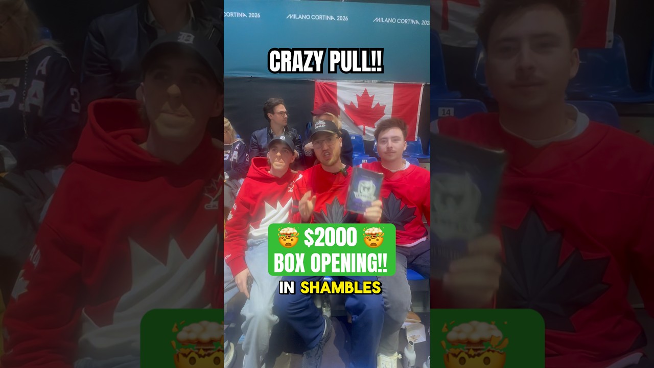 🚨CRAZY PULL from $2,000 Hockey Box at the OLYMPICS!!🔥