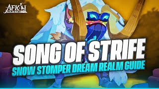 My NEW SEASON Day 1 Strongest Team for Dream Realm Snow Stomper!! 【AFK Journey】