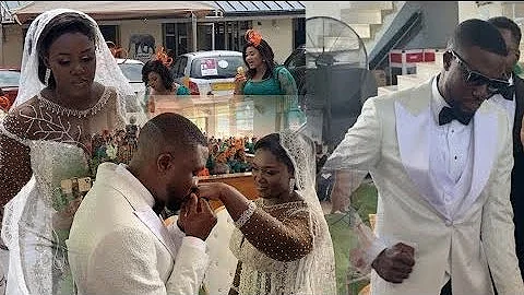 5 Minutes Kiss, Serenade, Other Romantic Scenes From Adom TV Presenter Tima Kumkum’s Plush Wedding