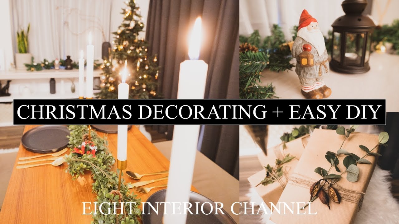 クリスマスインテリア デコレーション コーディネート 簡単diy Christmas Decorating Easy Diy Youtube
