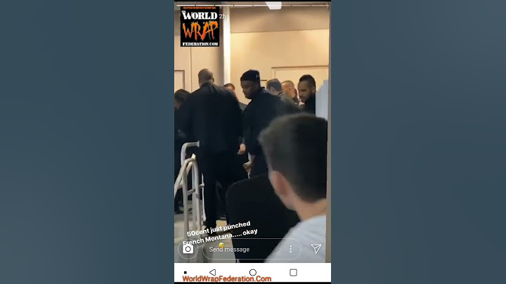 50 Cent And French Montana Fight In Miami