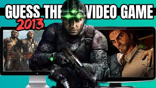 GUESS THE 2013 VIDEO GAME | 50 Video Games Quiz Trivia
