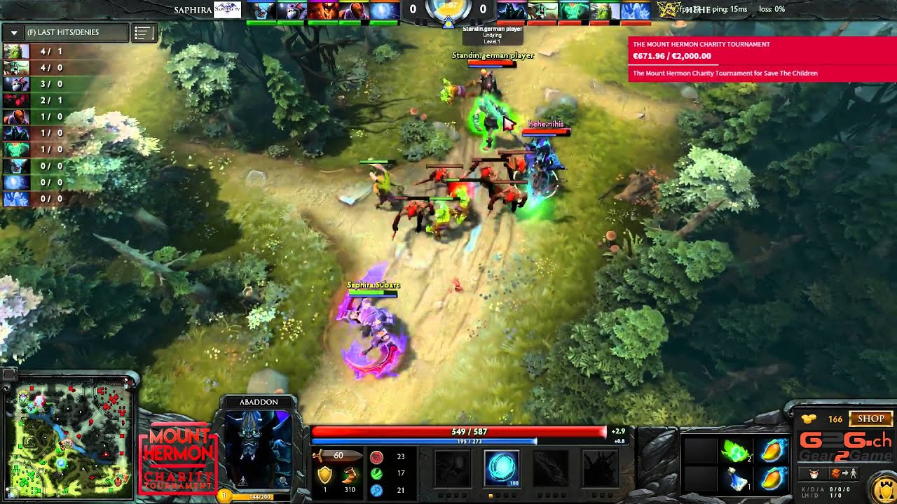 hehe vs SaphiraTV | Mount Hermon Charity Tournament | Game 1