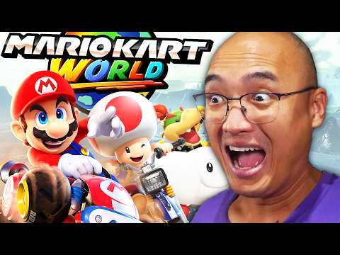 JE NE SAVAIS PAS QU’IL Y A EU UNE MISE À JOUR SUR MARIO KART WORLD !