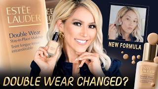 NEW Estée Lauder Double Wear Foundation Reformulation Review | Mature Skin Wear Test (47+)