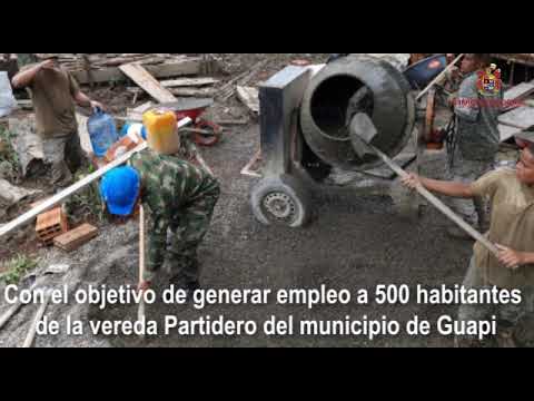 Construida losa flotante con la que se criarán 1.200 pollos en Guapi, Cauca