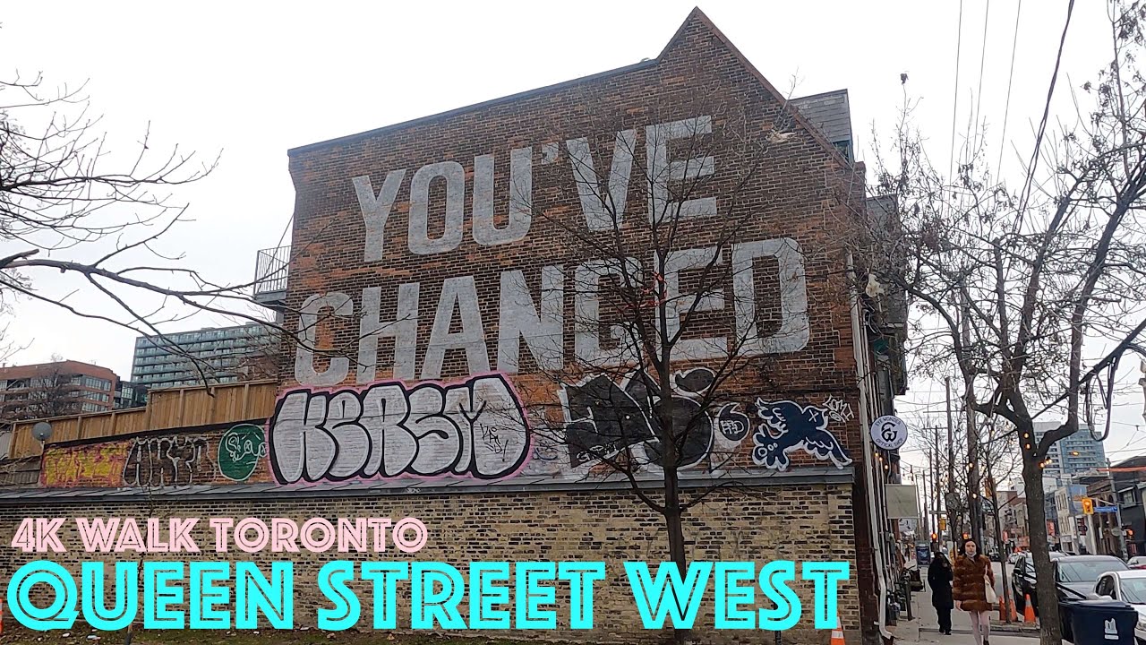 TTC Osgoode Subway Station - Queen St. W: 4K Slow Walk Downtown Toronto, Canada