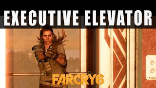 Far Cry 6 Reach the Executive Elevator - The Battle of Esperanza mission elevator