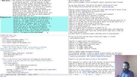 Emacs micro motions and hacks