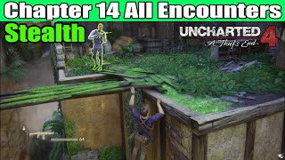 Uncharted 4 | Chapter 14 All Encounters (Stealth)