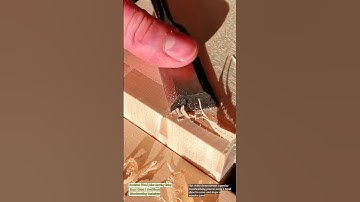 Precision Wood Joint Carving Using Hand Chisel | Traditional Woodworking Technique