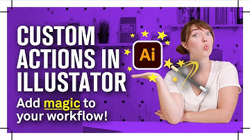 Illustrator Actions | Adobe Illustrator Tutorial | SPEED UP your graphic design workflow