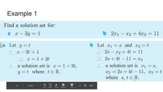 IB Math AA HL 11A Systems of Linear Equations Profile
