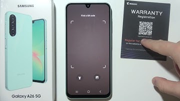 SAMSUNG Galaxy A26 5G: QR-codes scannen