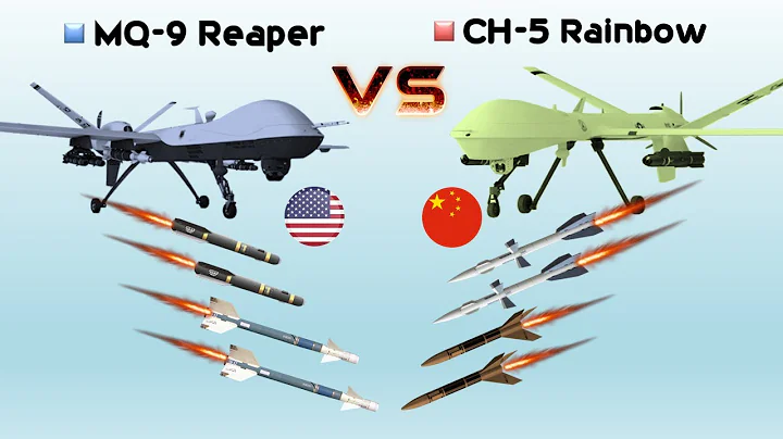 MQ-9 Reaper (USA) vs CH-5 Rainbow (China) | Comparison of Military Drones