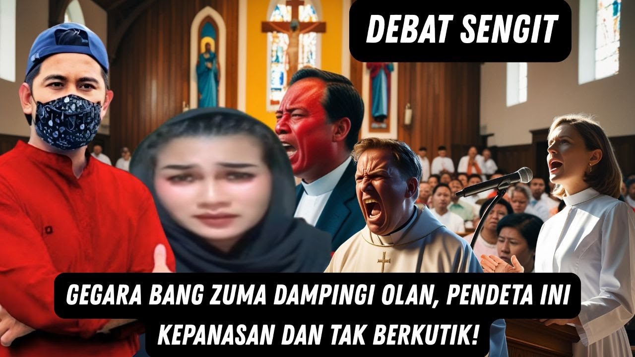 Gegara Bang Zuma Dampingi Olan, Pendeta Ini Kepanasan dan Tak Berkutik!