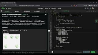 Number of Connected Components | GFG Solution in C++ | DFS Graph Traversal Explained