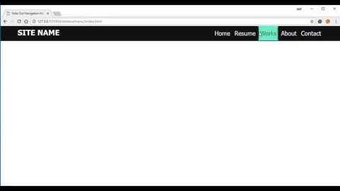 001 Slide Out Menu Part 1   Basic navigation menu structure