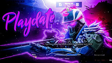 PLAYDATE PUBG MONTAGE || BEST VELOCITY MONTAGE || ANDROID EDIT