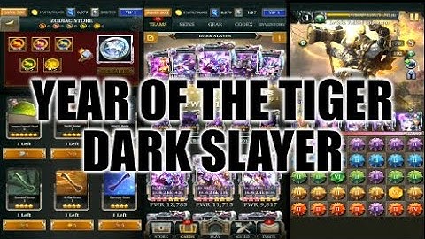 Legendary Game Of Heroes: Year Of The Tiger Event Gameplay/Team Testing (Dark Slayer)