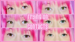 TTDEYE Contact Lenses Try On Haul