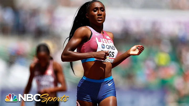 NCAA Champion Talitha Diggs on to worlds 400m semi...