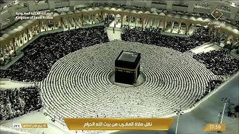 صلاة المغرب الخميس 18-4-1445هـ الشيخ ماهر المعيقلي   -  سورة الفجر