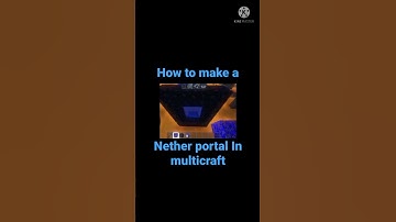 how to make a nether portel in multicraft (build hack)