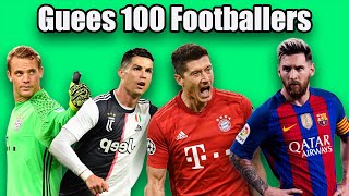 Guess 100 Football Players In 10 Minutes (Football Quiz)