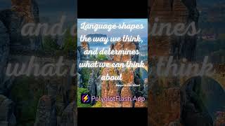 Learn to talk | Language quotes #language #polyglot #culturalexplorer